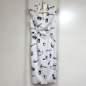 Vanessa Heart 패턴 드레스 S 사이즈