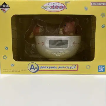커비 제일복권 A상 푸푸푸 라멘 타이머 피규어 라멘