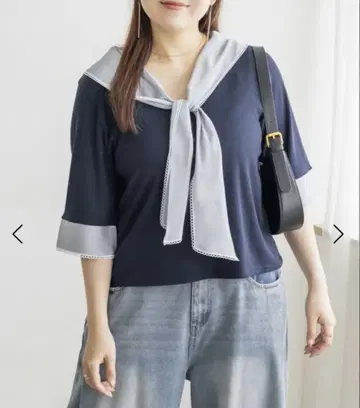 CLETTE 오리지널 레이어드 스타일 스카프 도킹 풀오버