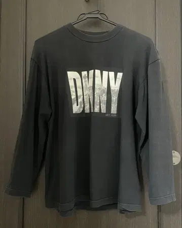90s DKNY 롱 슬리브 T셔츠
