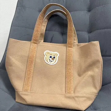 페이러 올드 테디 와펜 토트백 베이지