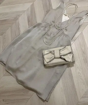Spick & Span 베이지 슬리브리스 원피스 사이즈 36