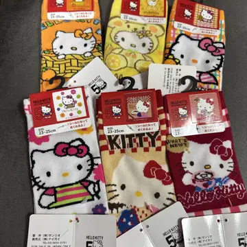 헬로키티 삭스 6켤레 세트 23-25cm