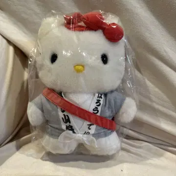 헬로키티 고토치키티 후쿠오카 한정판 하카타 야마카사 봉제 인형 레어