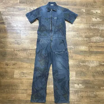 오존 록스 오존 커뮤니티 데님 올인원 점프수트 반팔