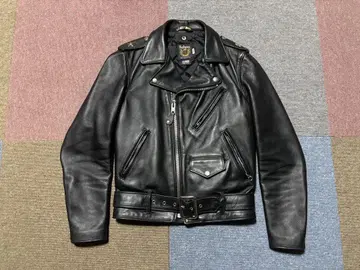 Schott 613US 원스타 가죽 라이더 자켓 34