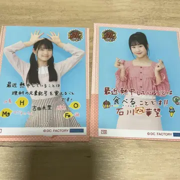 하로프로 연수생 콜렉션 사진 요시다 히카리 이시카와 카노 세트