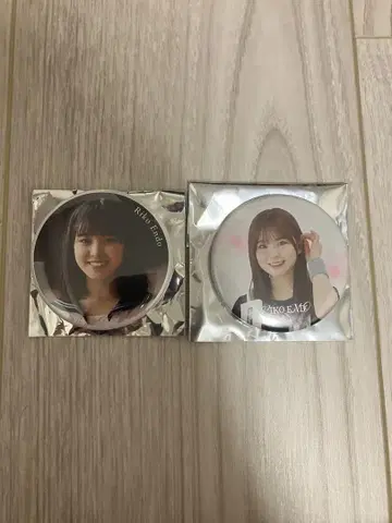 사쿠라자카46 엔도 리코 캔뱃지 2개 세트