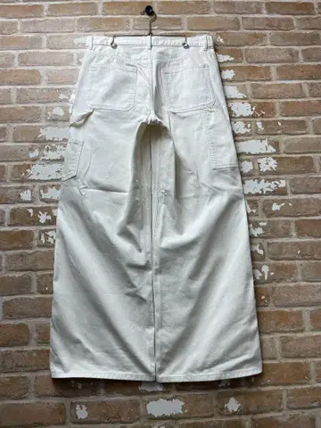 UNIQLO JWANDERSON 페인터 팬츠 자수 데님 화이트 유니클로