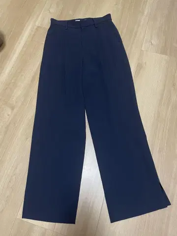 저널 스탠다드 NEU 네이비 와이드 팬츠 슬릿
