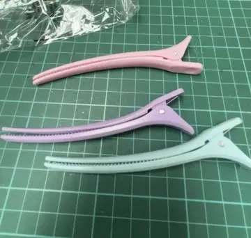 컬러풀 헤어 클립 3개 세트