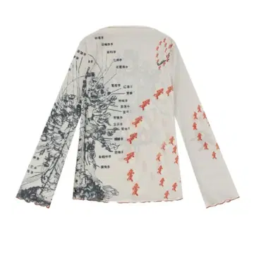 kashiko 23fw Mesh Top Buddha 메쉬