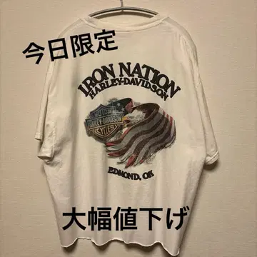 당일 발송 90s USA제 Harley-Davidson 이글 T셔츠
