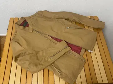 컨디션 최상 UNION STATION Men'sBigi 램 가죽 라이더스