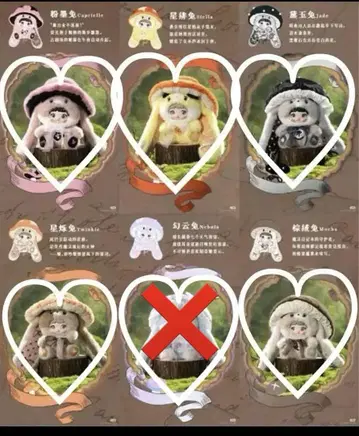TOPTOY Nommi 400% v2 버섯 모자 시리즈 토끼
