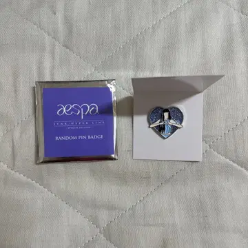 aespa 에스파 카리나 랜덤 핀 배지