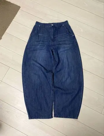 [ 새상품 ] 데님 코쿤 팬츠