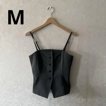 GU 지유 여성용 프론트 버튼 뷔스티에 M 사이즈