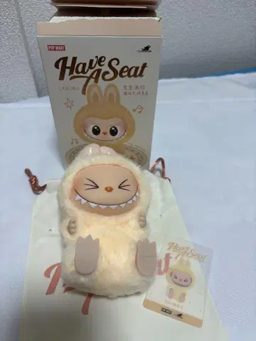POP MART 러브브 Have a Seat sisi 봉제 인형