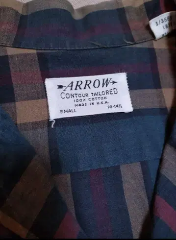 50s 60s ARROW 빈티지 셔츠 오픈 카라 셔츠
