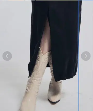 미사용 노이즈 메이커 자수 웨스턴 부츠