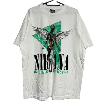 NIRVANA 밴드 티셔츠 닐바나 구제 의류 bootleg