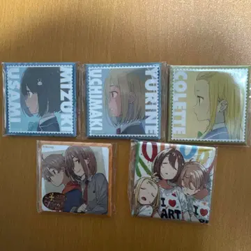 이 미술부에는 문제가 있다! 제비뽑기당 스퀘어 캔뱃지