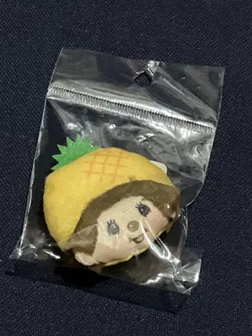오키나와 한정판 몽치치 페이스 마그넷 파인애플 Monchhichi