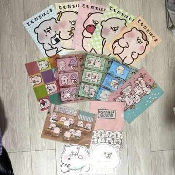토모다치와 곰 클리어 파일 12장 세트 증정품 포함