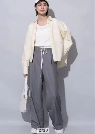 아르페쥬 스토리 W 허리 팬츠 그레이