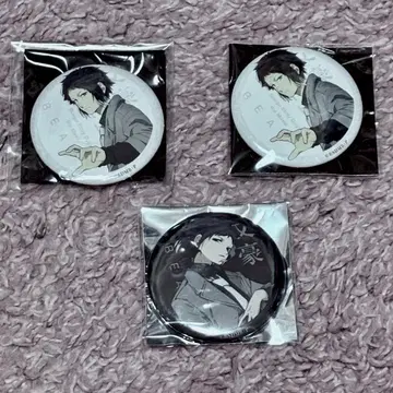 아쿠타가와 류노스케 영화 BEAST 특전 캔뱃지 3종 세트