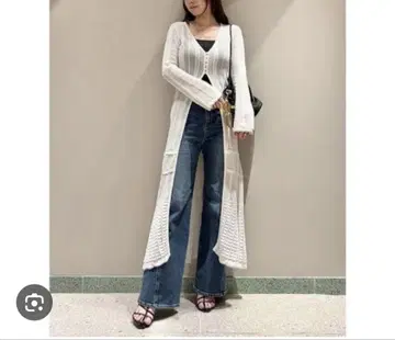 새상품 스나이델 크로셰라이크 가운
