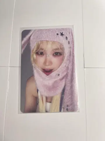 LE SSERAFIM 채원 CRAZY Weverse A 트레이딩 카드