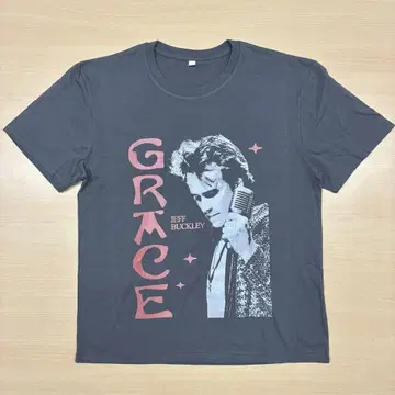 제프 버클리 Jeff Buckley 그래픽 티셔츠 그레이