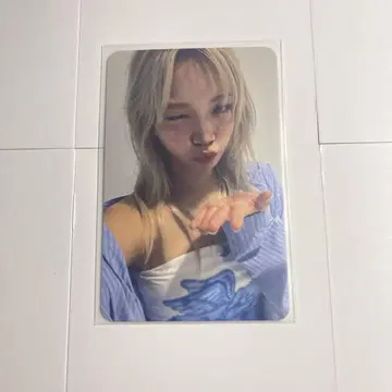 LE SSERAFIM 채원 CRAZY knpops 혜택 트레이딩 카드