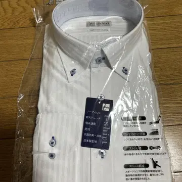 미사용품 남성용 와이셔츠 i-shirt 노다리미