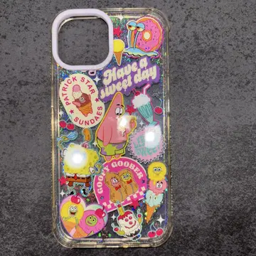 플라자 스펀지밥 스키니딥 iPhone15 케이스