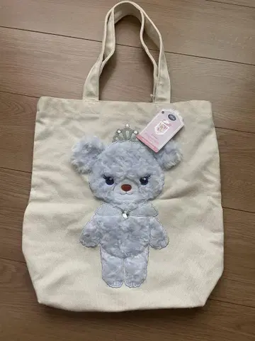 유니베어 토트백 블루로즈
