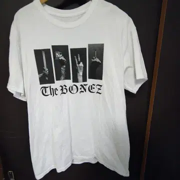 The BONEZ 그래픽T셔츠 L 사이즈 화이트