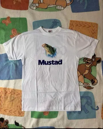 Mustad T셔츠 90s 싱글 스티치 빈티지 티셔츠