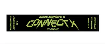 MONSTA X CONNECT X IN JAPAN 머플러 타월