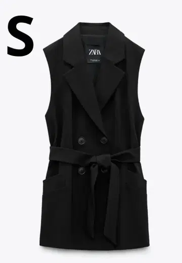 ZARA 벨트 포함 랩 베스트 S