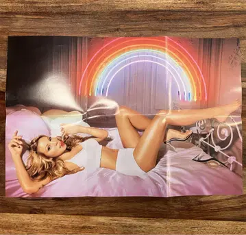미사용품 Mariah Carey Rainbow 포스터