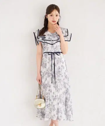 tocco closet 허리 리본 포함 원피스