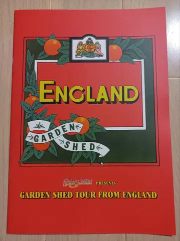 ENGLAND GARDEN SHED TOUR 내한 공연 팜플렛 새상품급