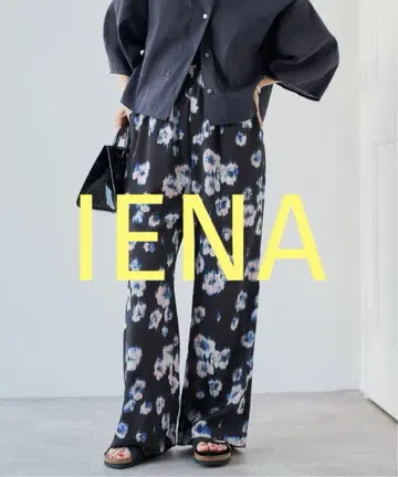 IENA 셰이드 플라워 팬츠