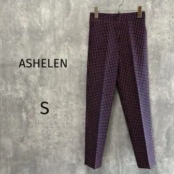 4144 [ ASHELEN/아쉬엘렌 ] 자카드 앵클 팬츠 도트 S