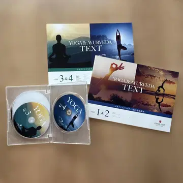 YOGA & AYURVEDA TEXT DVD 4매 세트