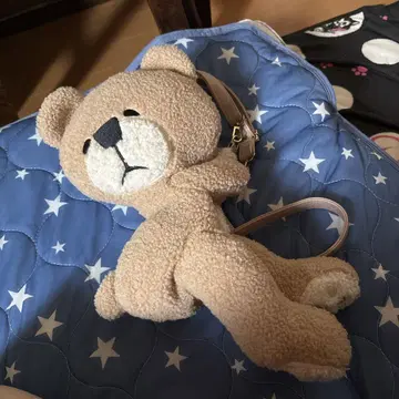 곰 봉제 인형 백