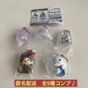몬치치 x 헬로키티 메지루시 액세서리 전 5종 컴플리트 세트